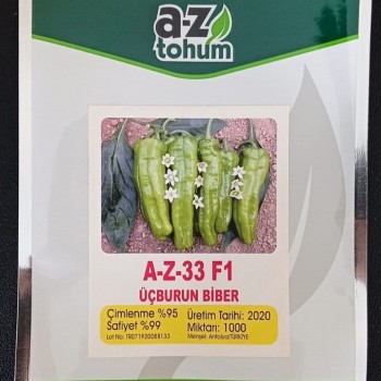 AZ 33 F1 Tatlı Üç Burun Biber Tohumu