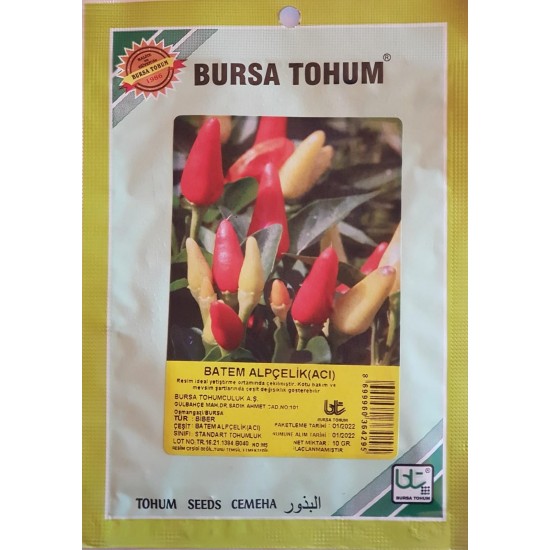 Batem Alpcelik Acı Biber Tohumu