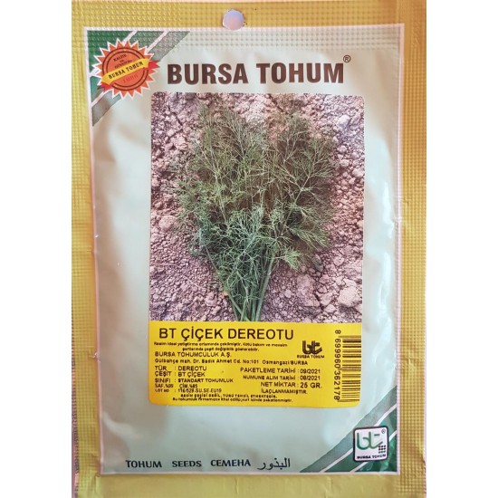 BT Cicek Standart Dereotu Tohumu