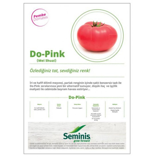 Dopink F1 Pembe Domates Fidesi