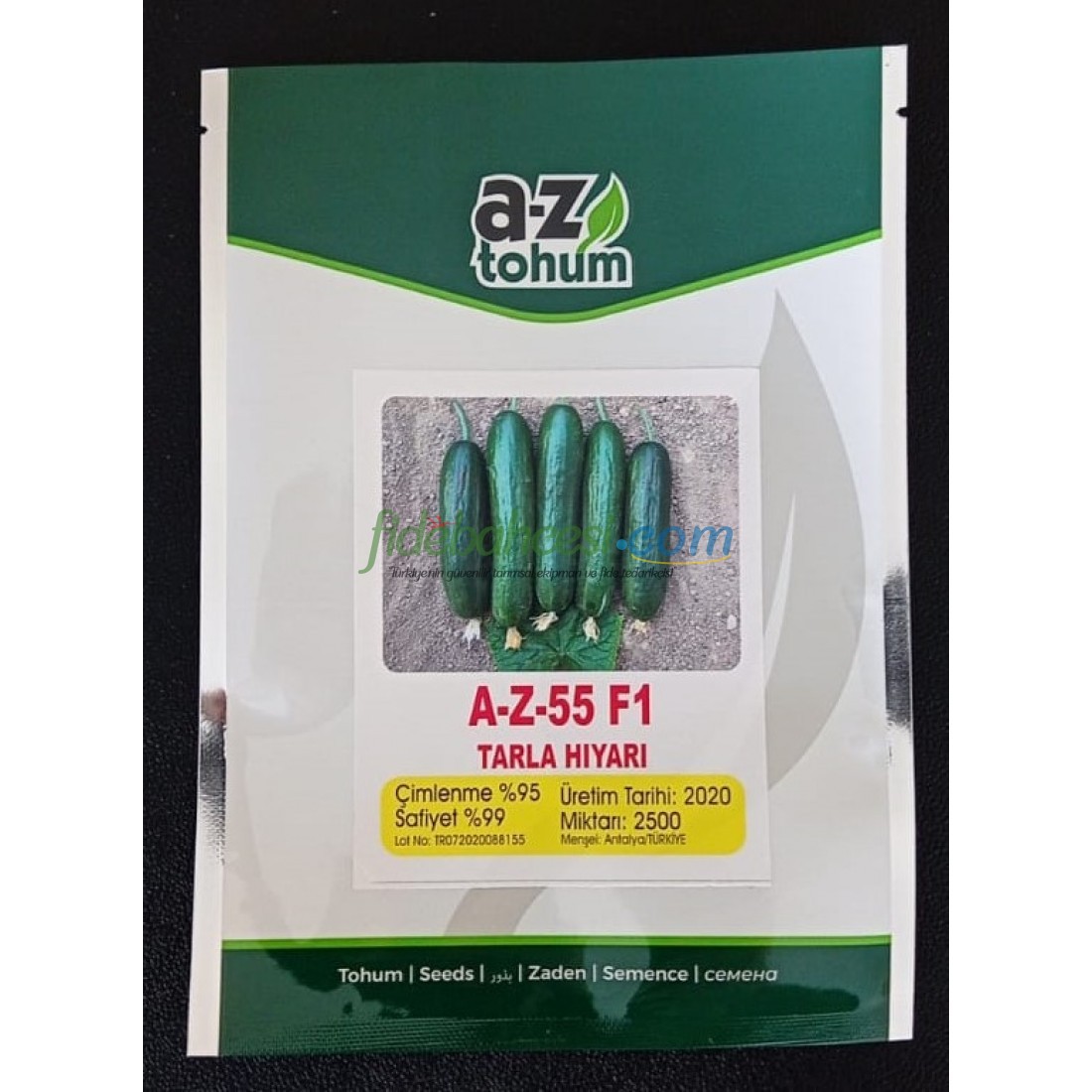 AZ 55 F1 Oturak Tarla Hıyar Tohumu